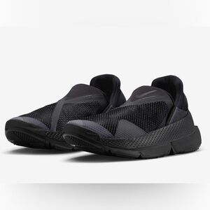 Nike Go FlyEase DR5540-006 Black US 8 Slip-On Hands-Free Sneakers Box